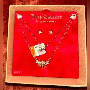 Juicy couture bracelet & earrings
